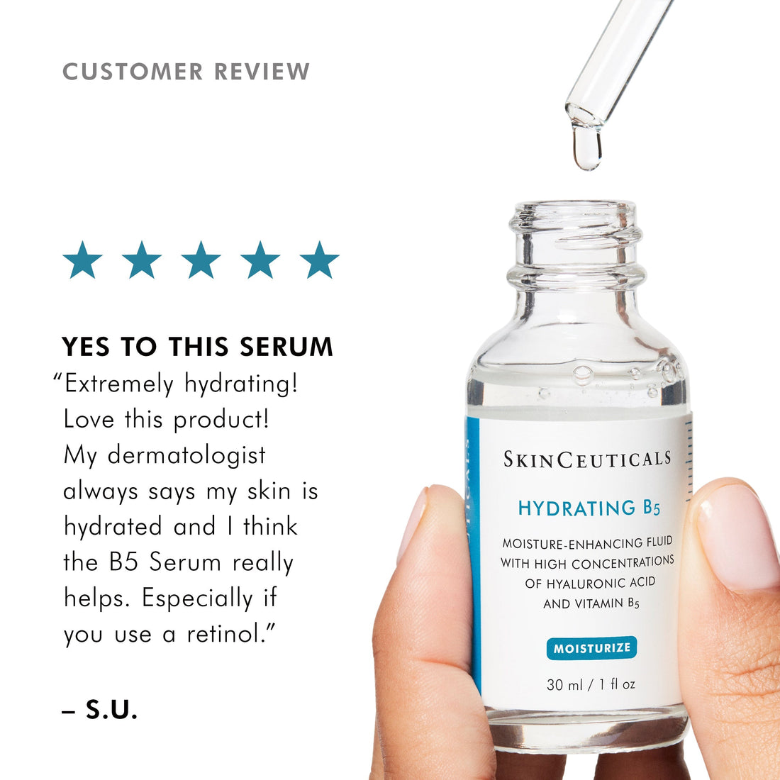 If you want more moisture: SkinCeuticals Hydrating B5 vs. SkinCeuticals Hyaluronic Acid Intensifier Serum