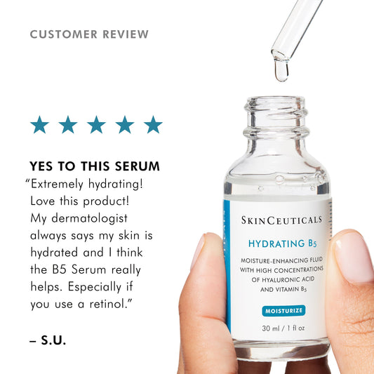 If you want more moisture: SkinCeuticals Hydrating B5 vs. SkinCeuticals Hyaluronic Acid Intensifier Serum